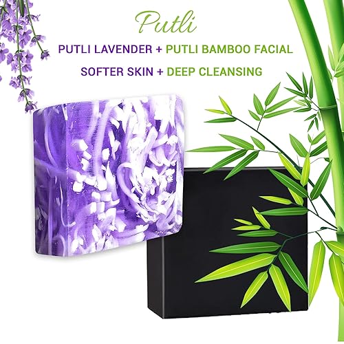 Miniatura 7 de CARIAGA ECOFARM PUTLI Jabón facial de bambú + jabón de lavanda PUTLI