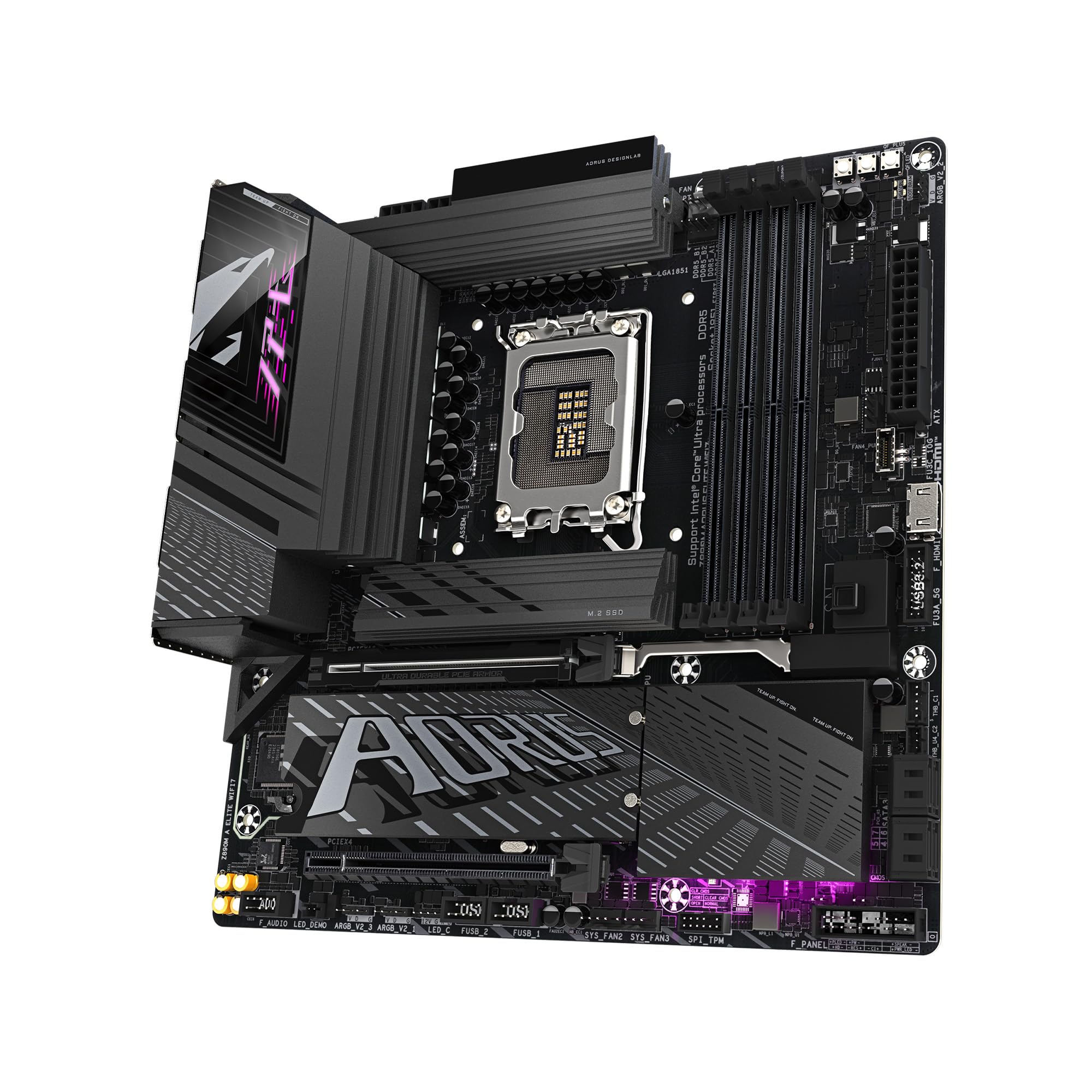 GIGABYTE - GIGABYTE　MicroATXマザーボード Z890M AORUS ELITE WIFI7　未使用 Amazon | GIGABYTE Z890M AORUS ELITE WIFI7 Micro ATX