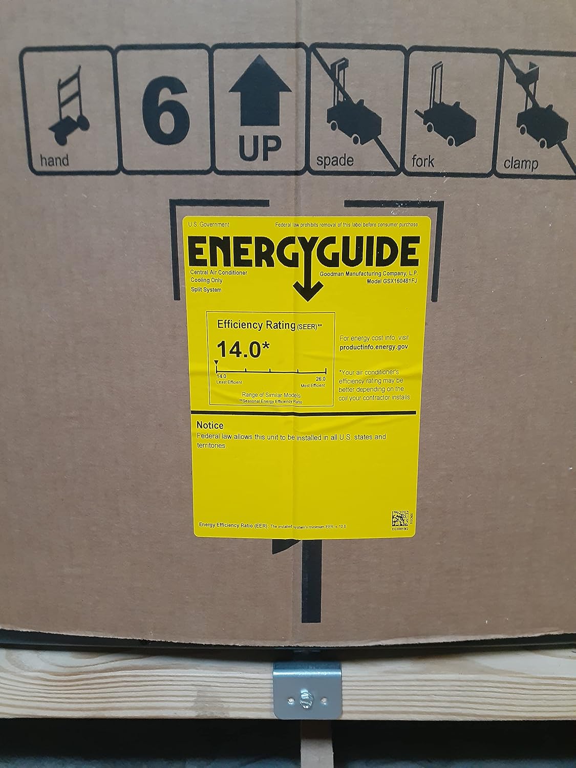 Goodman 2.5 TON 14.3 SEER2 R-32 Heat Pump Condenser (replaces GSZB403010 and GSZ140301) (GLZS4BA3010)