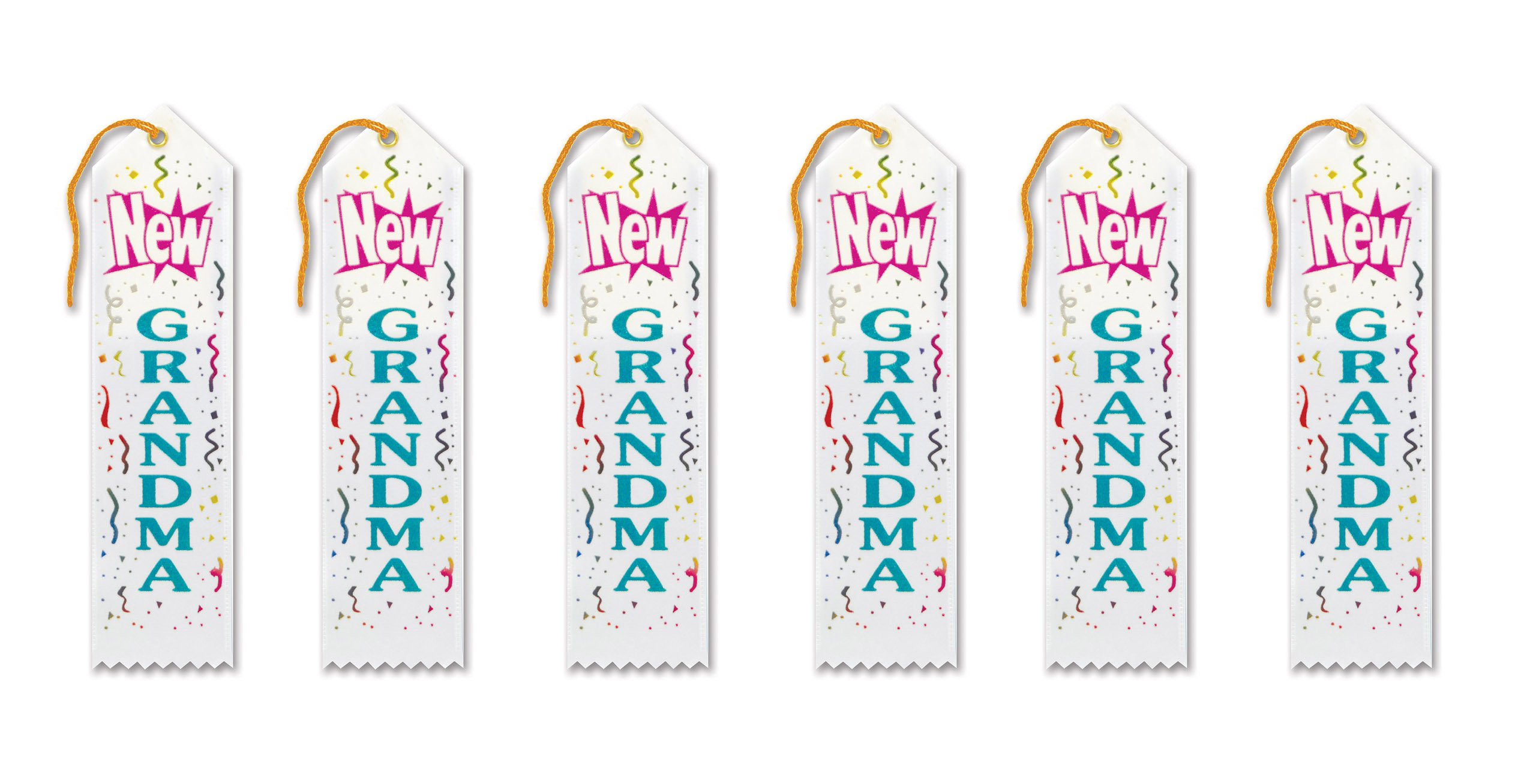 Rubans Grandma Award Beistle léopard AR135 neufs | Lot de 6 badges de fête
