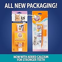 Vista 3 de Arm & Hammer Complete Care - Kit dental para perros, pasta de dientes enzimática para perros con sabor a atún, cepillo de dientes y cepillo de dedo