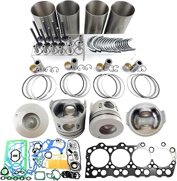 4D33 Engine Overhaul Rebuild Kit For Mitsubishi 4D33 4D33T Engine For Fuso Canter FE537 FE637 FE647 FE657 FG637 FE337 FE437 Combustion Chamber 54mm ME016895 ME018280