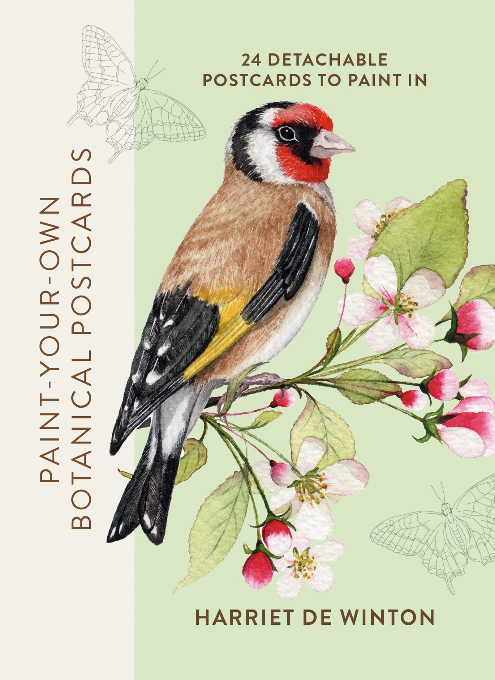 Paint Your Own Botanical Postcards