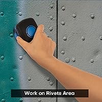 Vista 5 de NEWISHTOOL Rodillo de Costura de Esponja Herramienta Aplicadora de Vinilo, Paquete de 2 Rodillos de Rueda de Espuma Suave Rodillo de Pintura