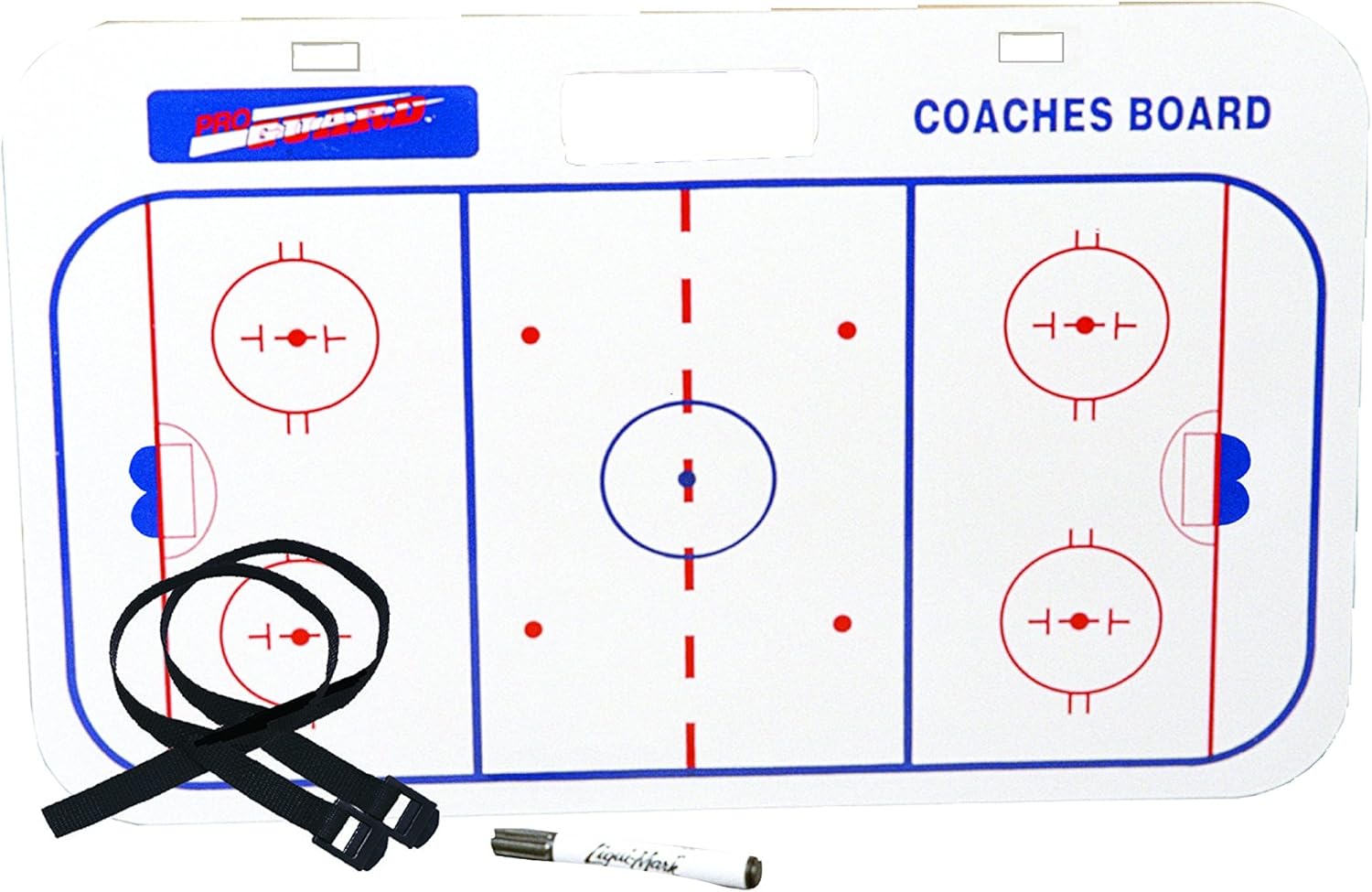 Proguard Hockey Handle Board with Straps, 15 x 24Inch Hockey Training Aids