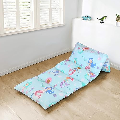Miniatura 13 de Boston Linen Co. - Funda de almohada de suelo para niños, funda de cama Roadster Roar tumbona para niños y tumbona de almohada para lectura, tiempo