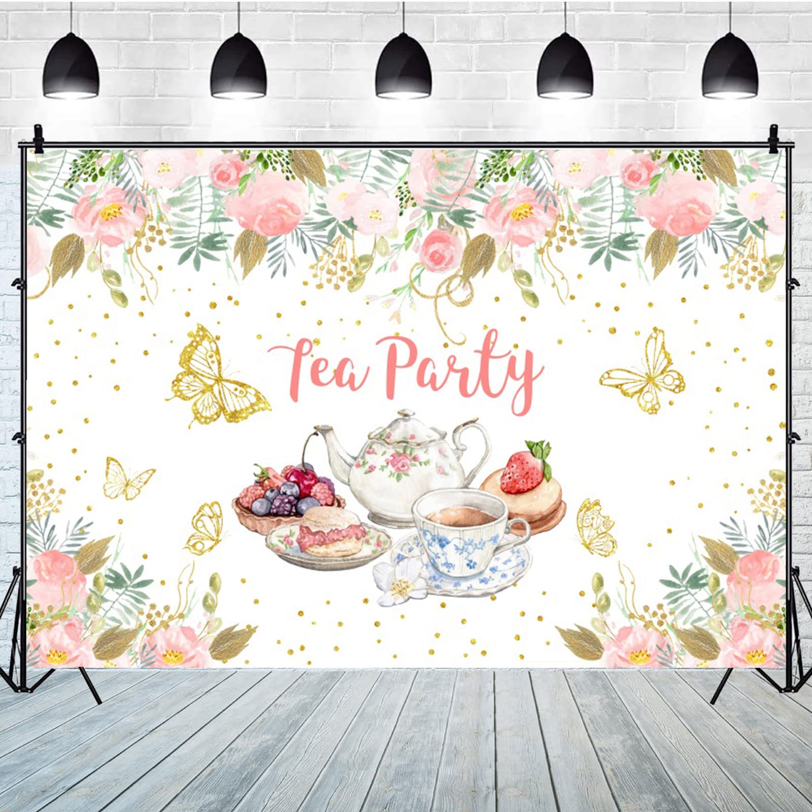 Antique Tea Party Background
