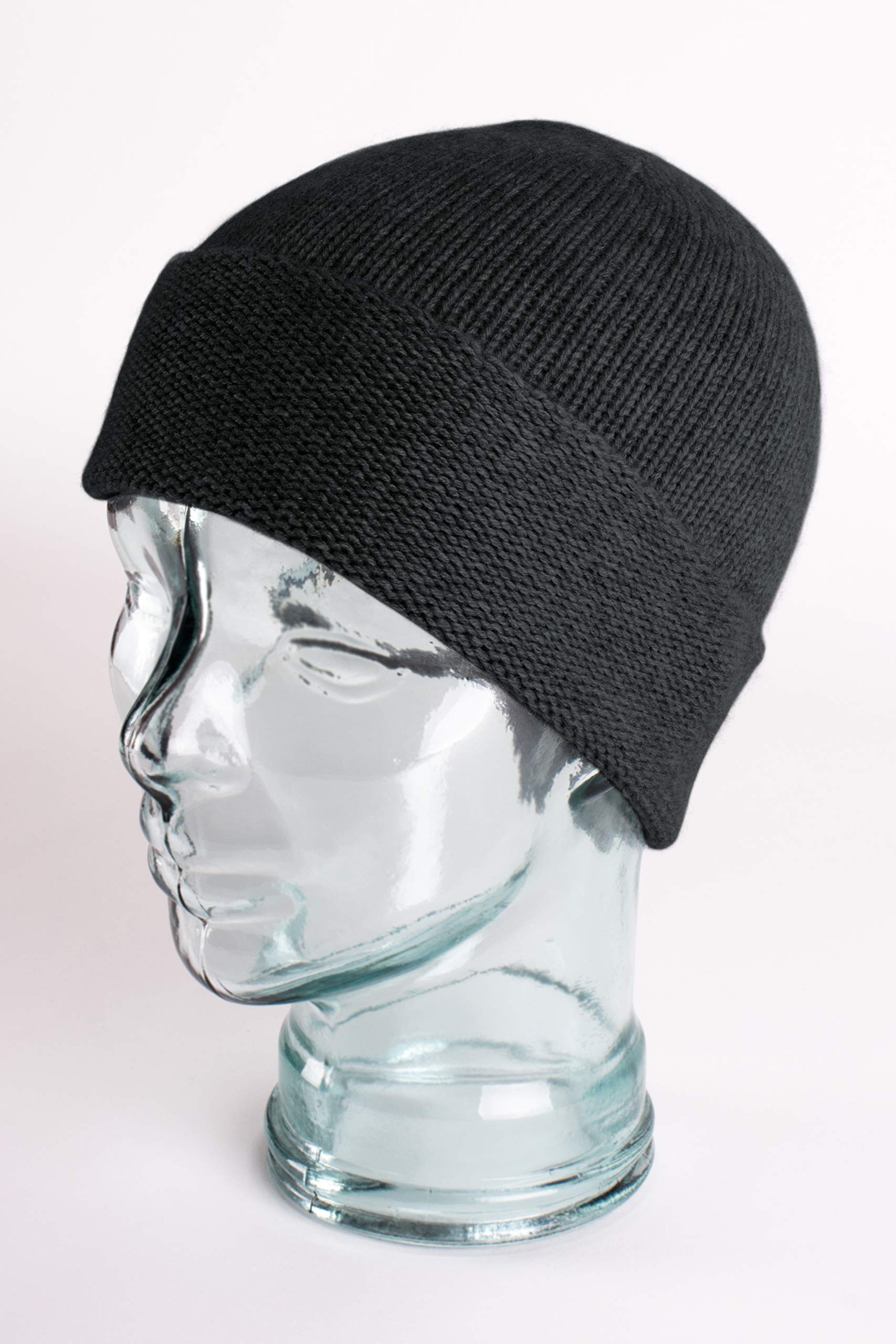 Love Cashmere Berretto Uomo in Cashmere al 100% (Mens Cashmere Hat) - varietà di Colori - Realizzato a Mano ad in Scozia