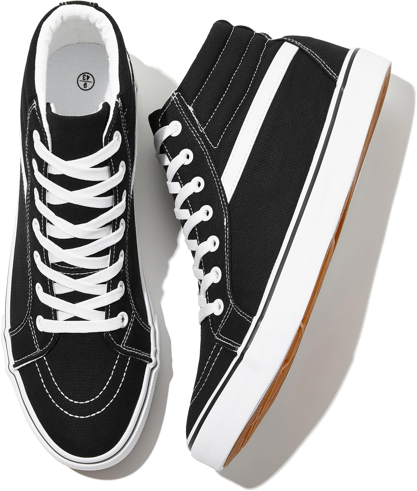mens casual high top shoes