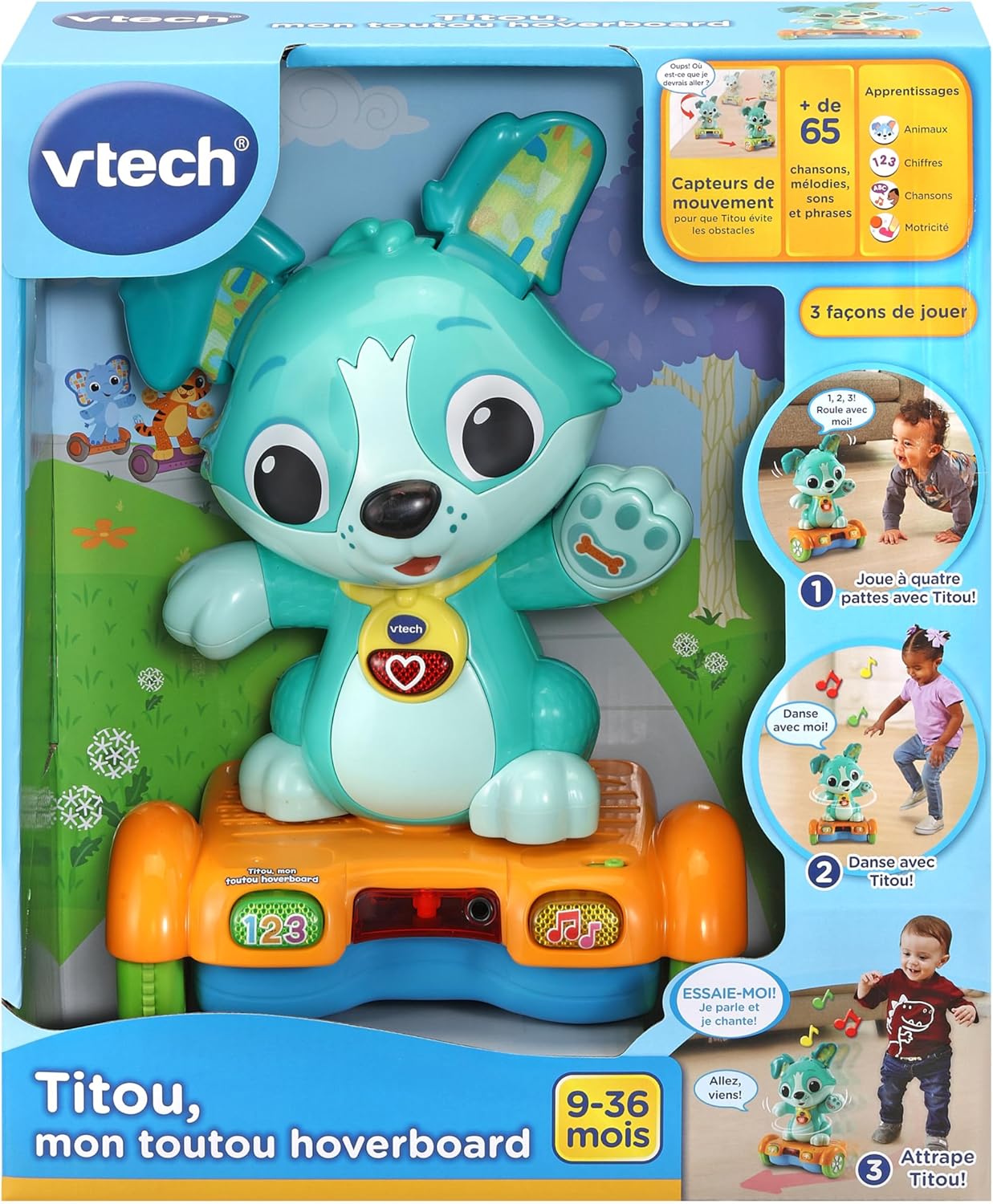 Vtech - Tituu, Hoverboard Mon Toutou, interactive dog - 1/3 years - FR version 4 81tmFz3ISiL. AC SL1500