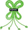 16 FT Double Dutch Jump Rope Set (2 Pack), Long Jump Ropes for Kids or Adults, Knotted Ends for Firmer Grip When Rope Skipping, Portable, Soft, Comfortable, Durable Quality Material