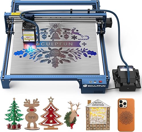 S30 Pro Max 20W Laser Engraver with Air Assist