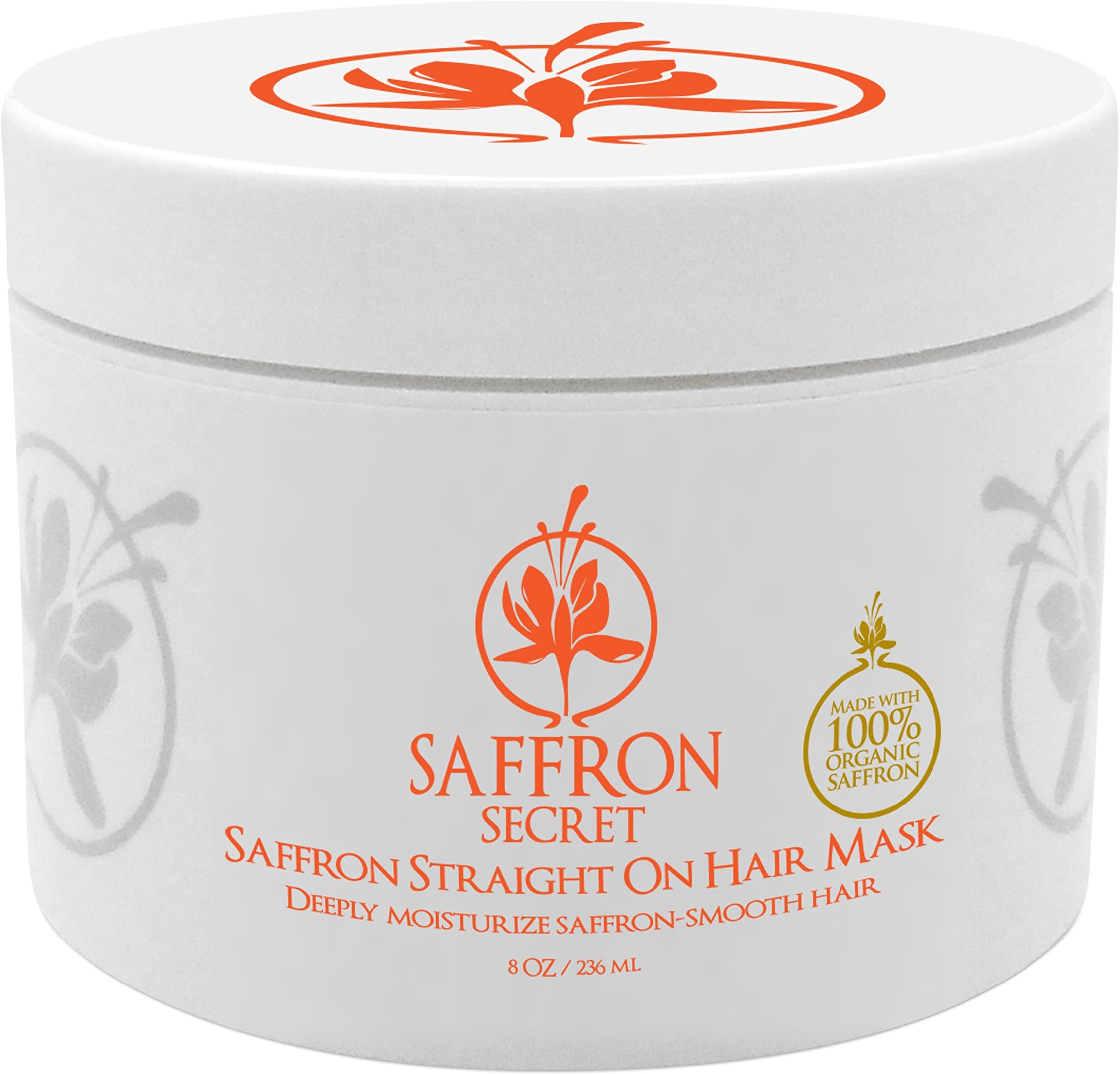 Saffron Straight On Hair Mask 8 OZ