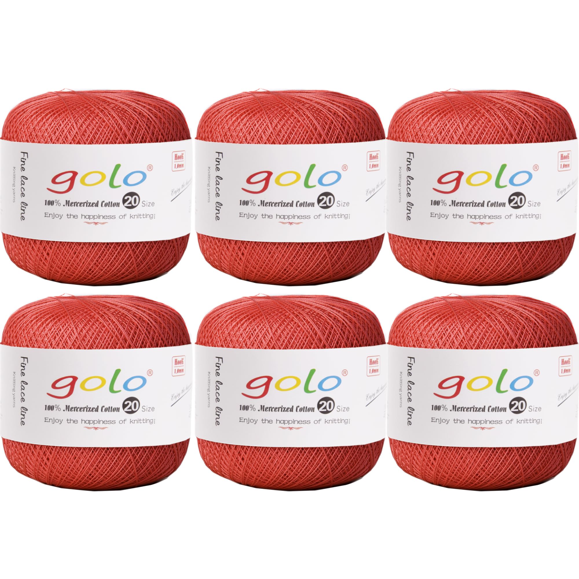 golo Crochet Yarn 20 for 6 Balls Hand Knitted Crochet Yarn Thread Crochet โ image 1