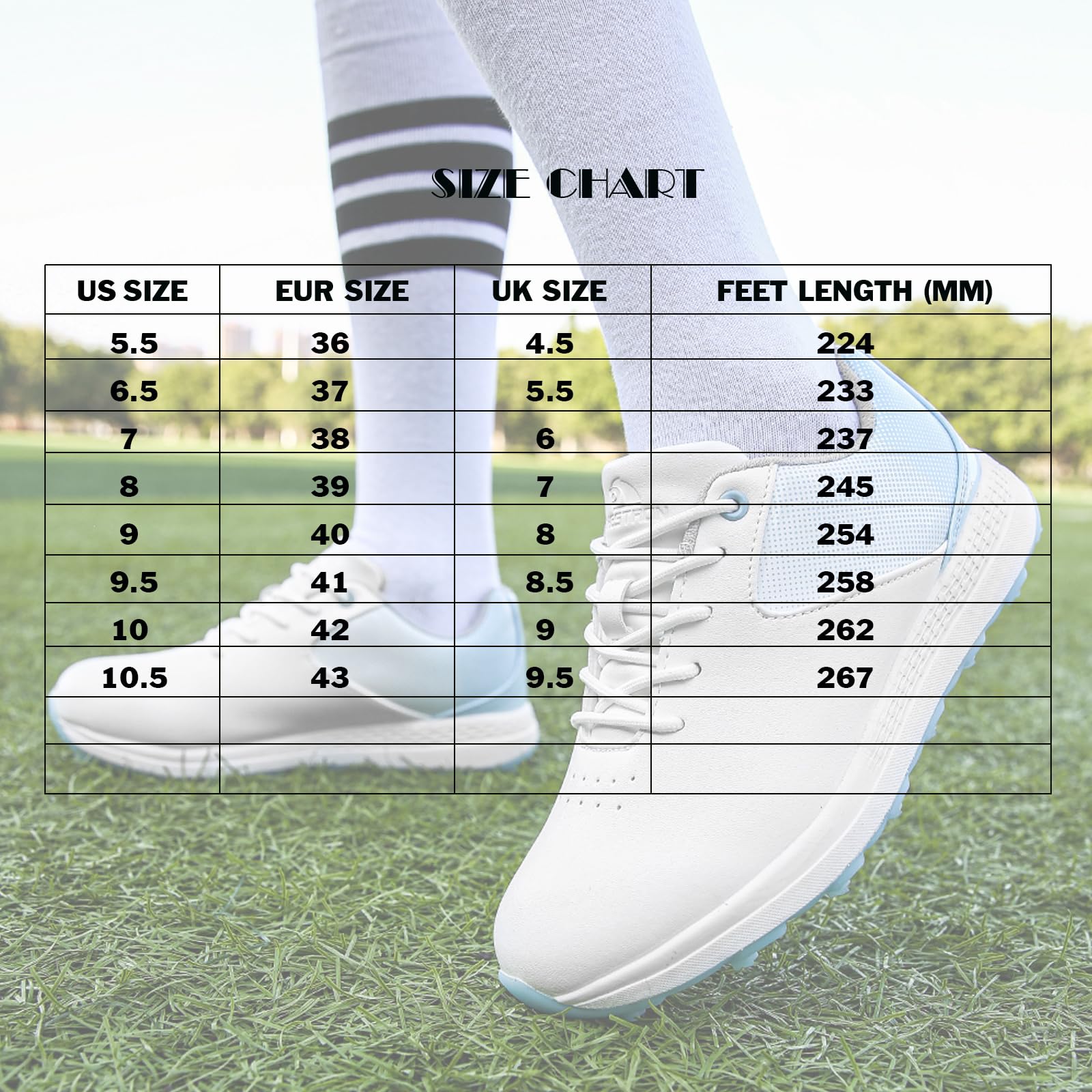 Mujer Zapatos De Golf, Zapatillas De Golf Ligeras E Impermeables Sin Clavos para Niñas, Zapatos De Golf Antideslizantes para Entrenamiento De Tallas 36-43