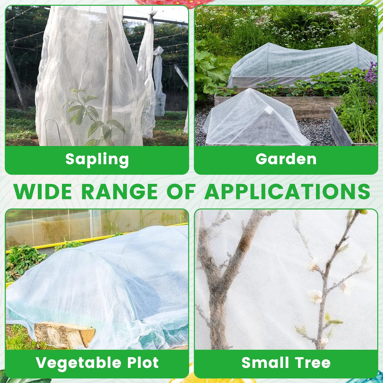 Sylken 2x5m Plant Fleece Frost Protection - Image 4