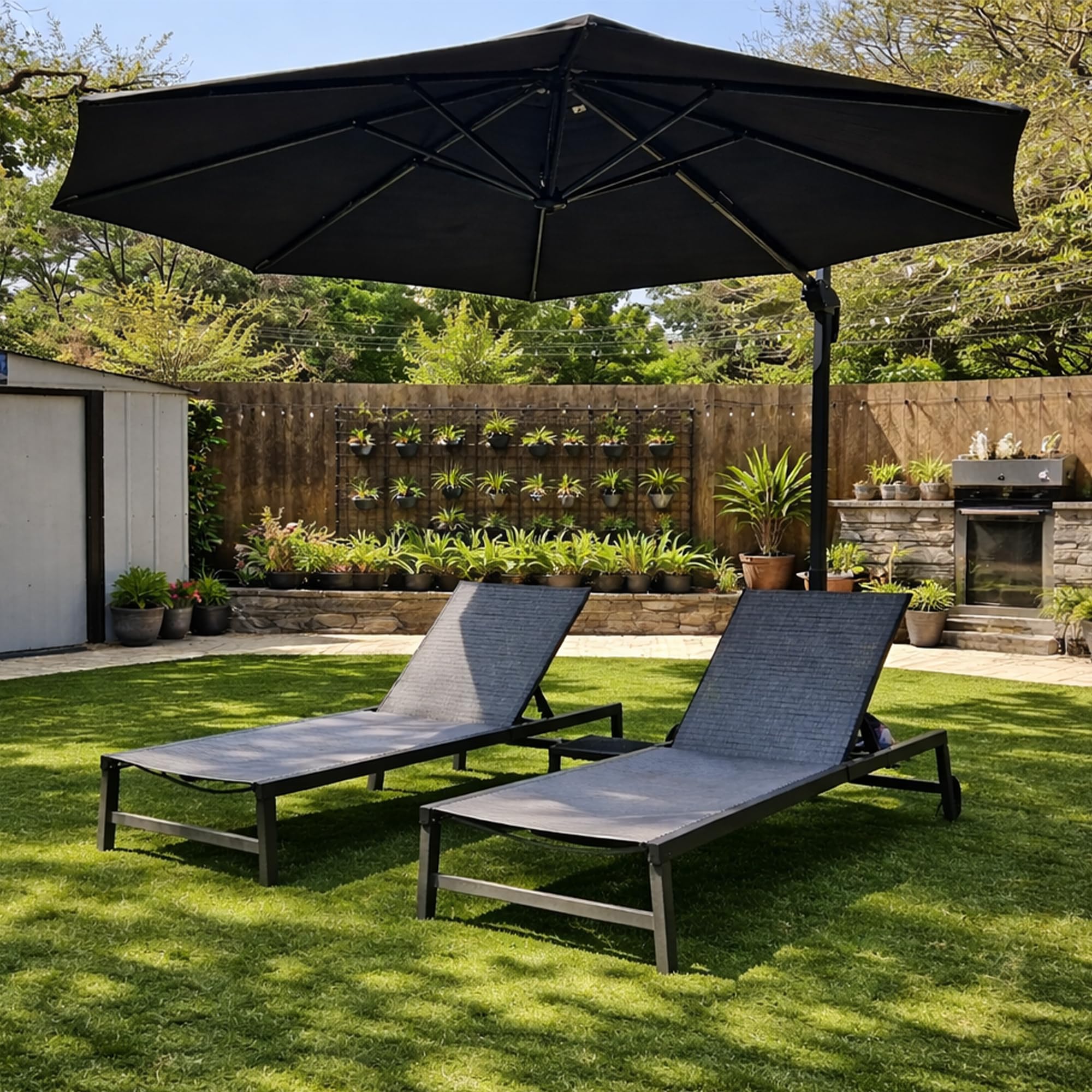 10 patio umbrella 6 ribs replacement canopy TheLAShop 9 ft 6-Rib Patio Umbrella Replacement Canopy