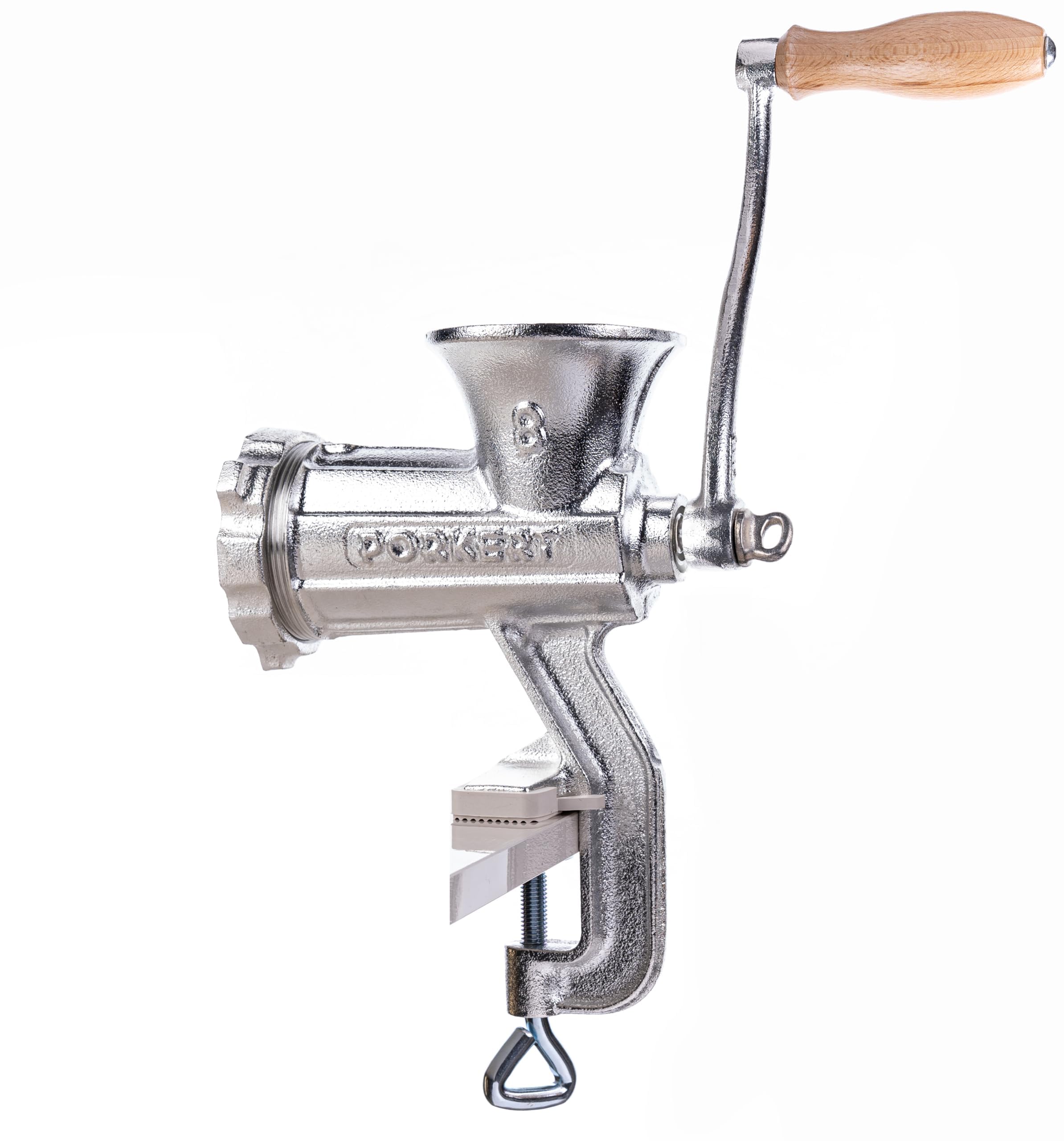 Kitchen Craft Cast Iron Medium Meat Mincer with Clamp Fitting, No.8