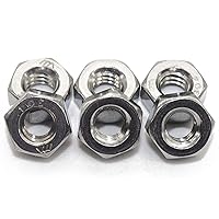 Vista 12 de Fullerkreg Tuerca hexagonal con acabado de acero inoxidable 1/2-13, tuerca de acero inoxidable 304 (10 piezas)