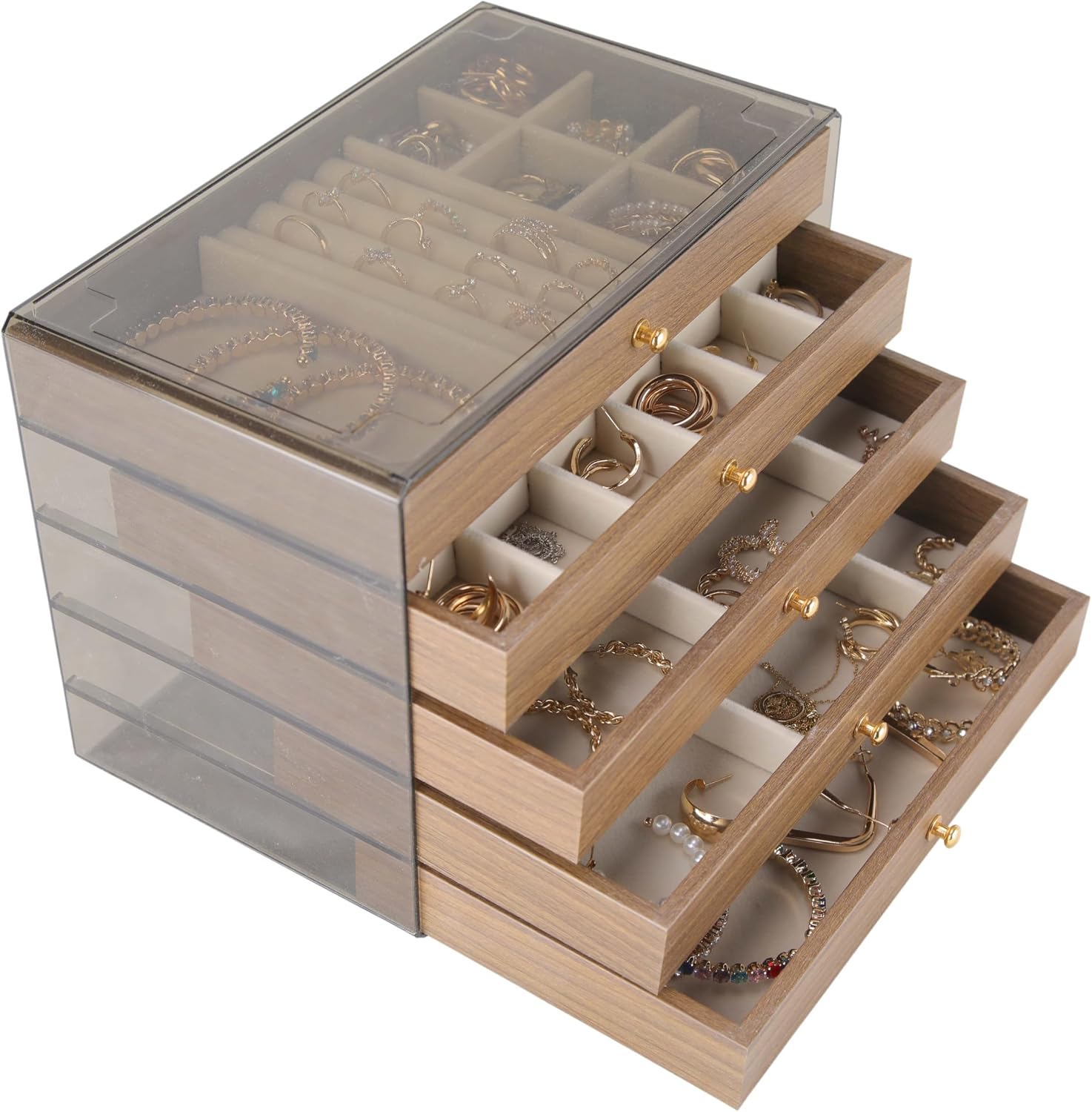 Stackable Jewelry Organizer Box