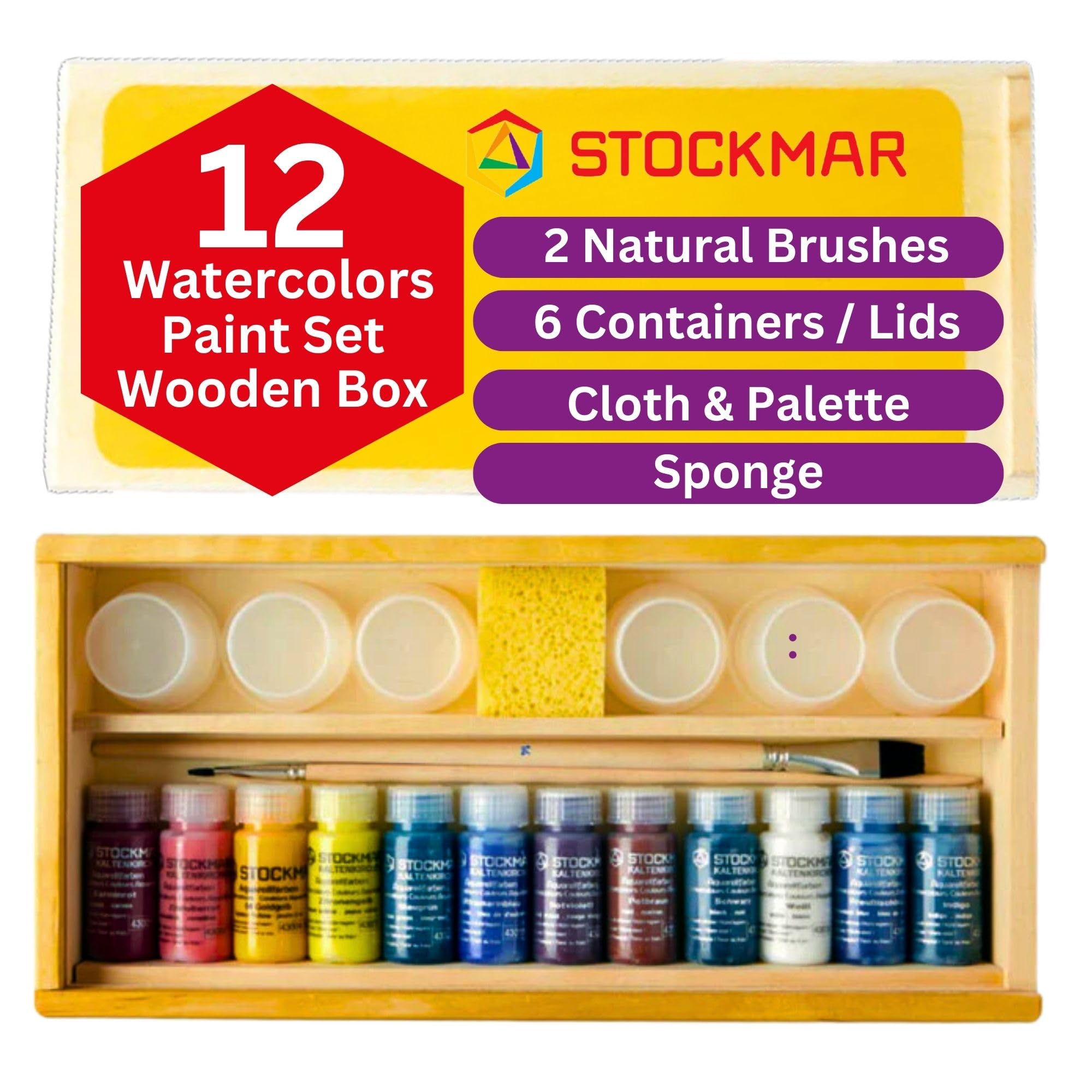 Complete Watercolor Paint Set