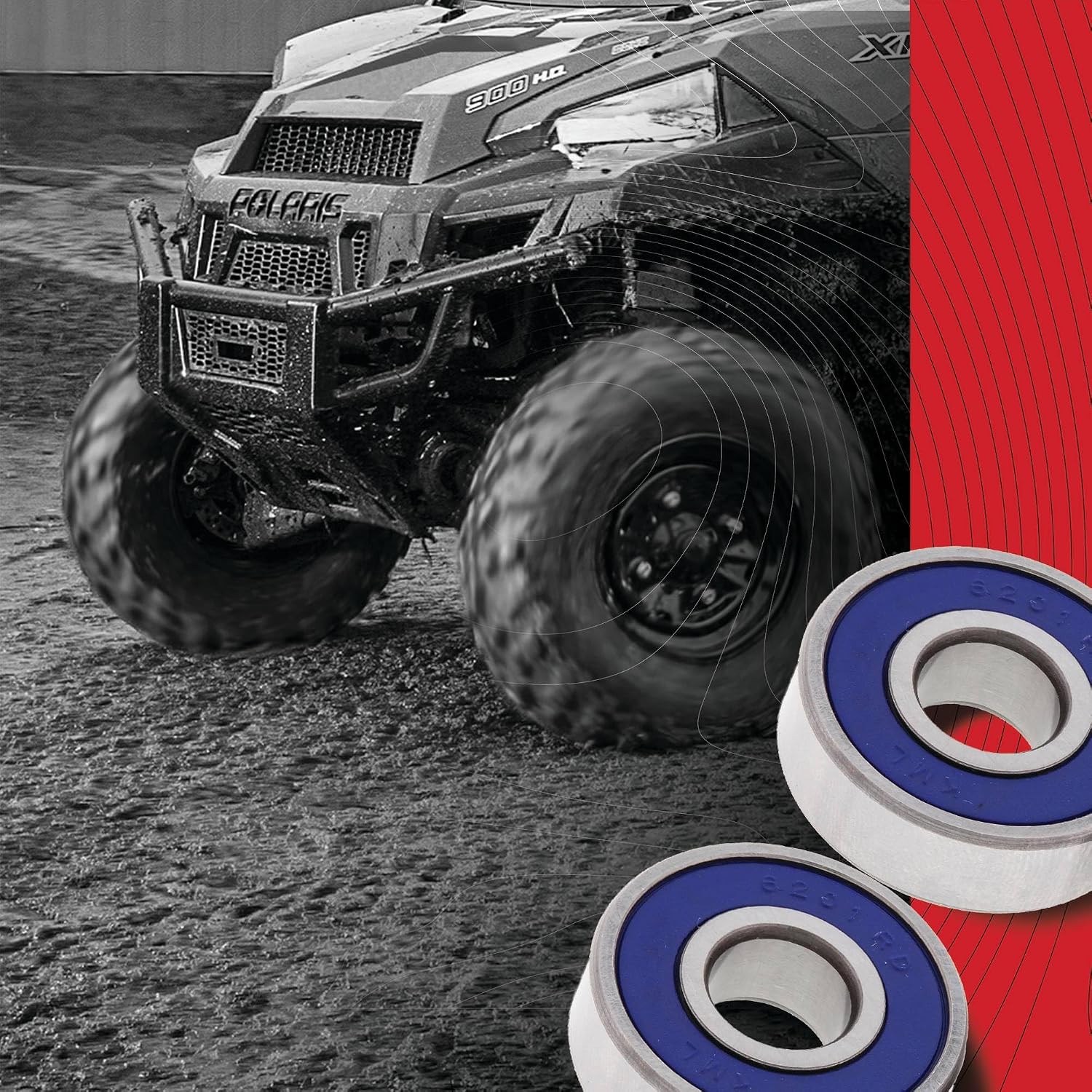 All Balls Racing Wheel Bearing Kit 25-1025 Compatible with/Replacement for Honda CH125 (EU) 1994, Suzuki DR-Z 70 2008-2017, Yamaha TTR50 2006-2018, YZ80 1993-2001, YZ85 2002-2018