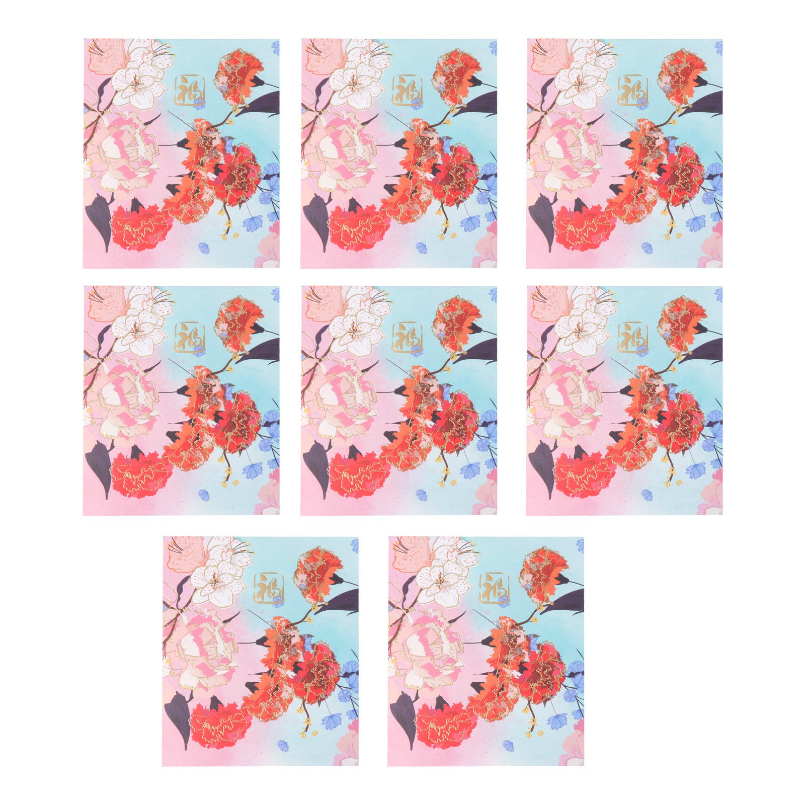 8pcs Decorative Money Packets Blossom Money Envelopes Festival Money Packets-image-26