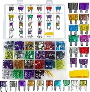 Car Fuses Assortment Kit - MuHize 242 PCS Car Truck Blade Standard & Mini (2A/3A/5A/7.5A/10A/15A/20A/25A/30A/35A/40A) Fuse...
