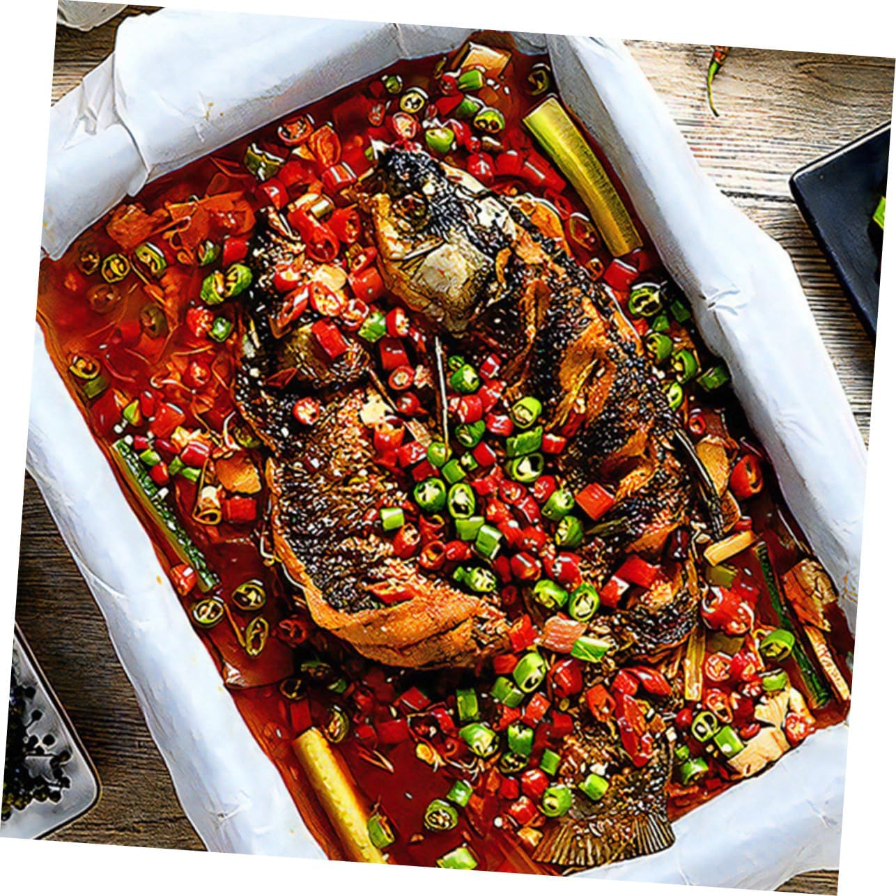 Toyvian 40sheets Non-stick Baking Parchment Paper Food-grade Oil Paper for Grilling Barbecue and Baking Versatile Kitchen Essential