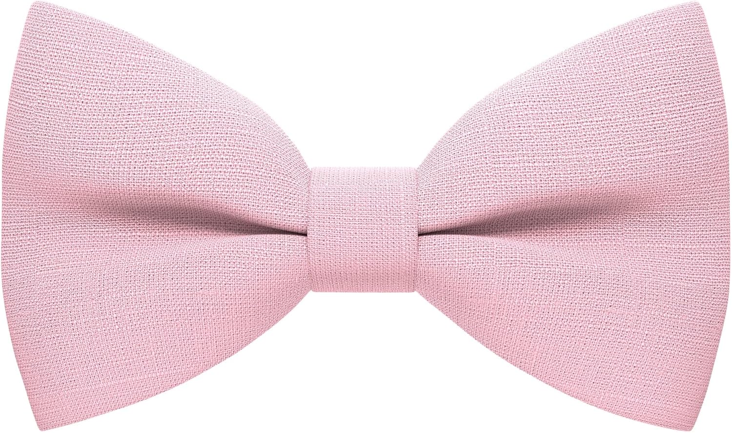 Bow Tie House Linen Men's Classic Pre-Tied Bow Tie Formal Solid Tuxedo