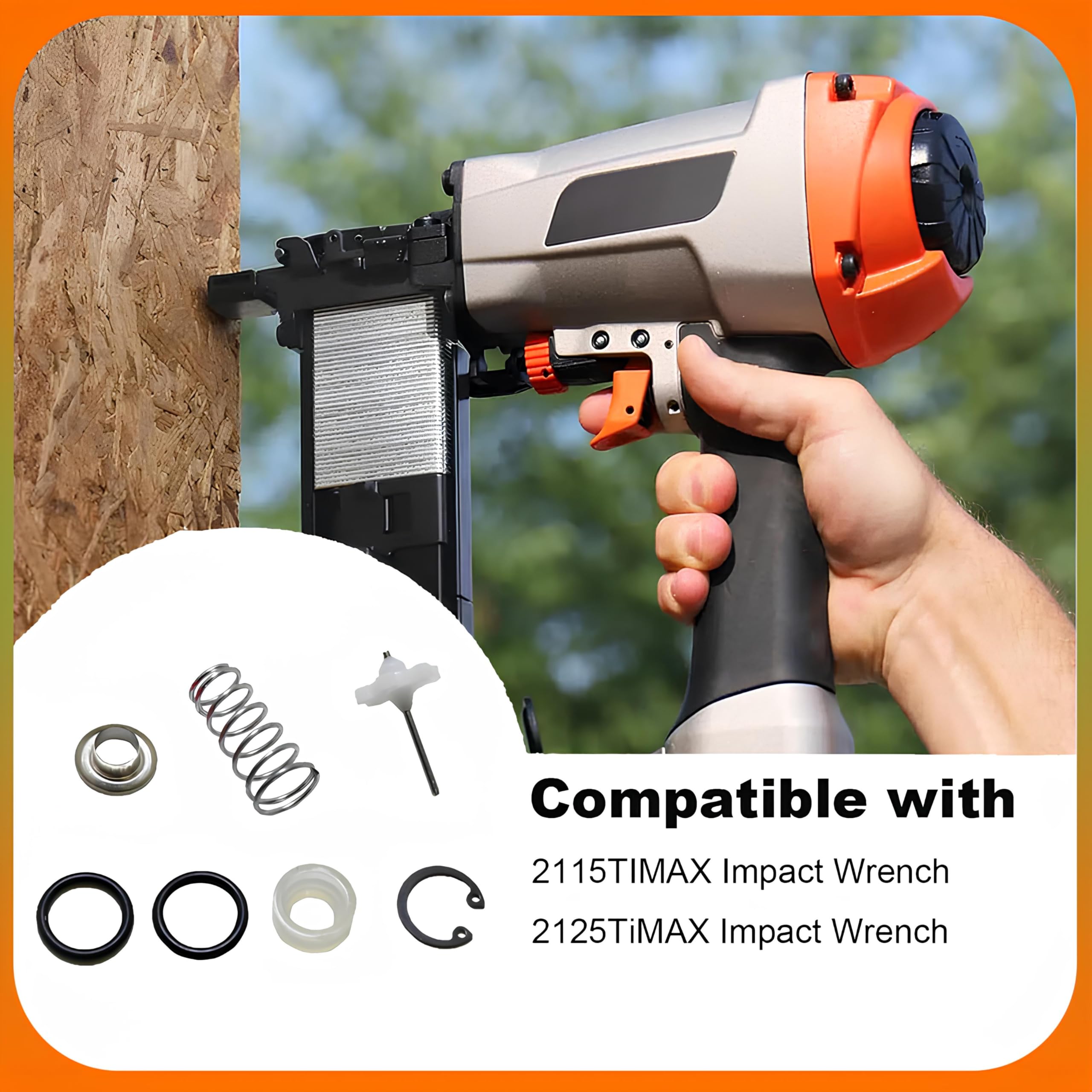 2135-K303 - Kit de entrada de aire compatible con Ingersoll Rand 2135 2131 2115TIMAX 2135Ti 2112 pieza de repuesto de llave de impacto de 1/2 pulgada