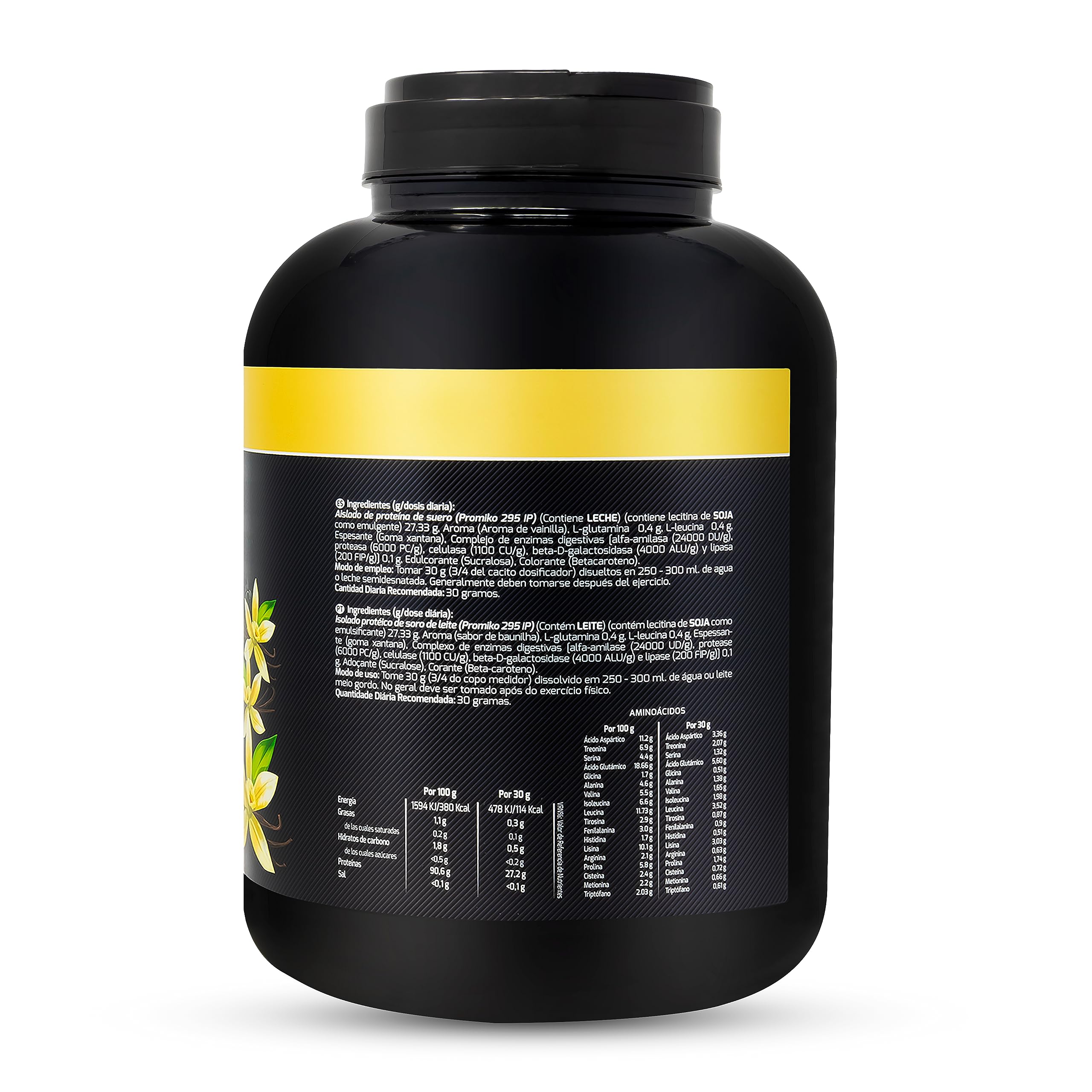 SPORT LIVE Whey protein isolate | Aislado de proteína en polvo | Proteina whey isolada de suero de leche | Proteinas que ayudan a aumentar tu masa muscular | Vainilla| 2,2kg| Drasanvi