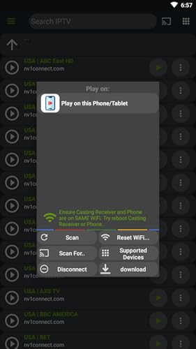 Cast to TV Chromecast, Roku, Fire TV, Xbox, IPTV