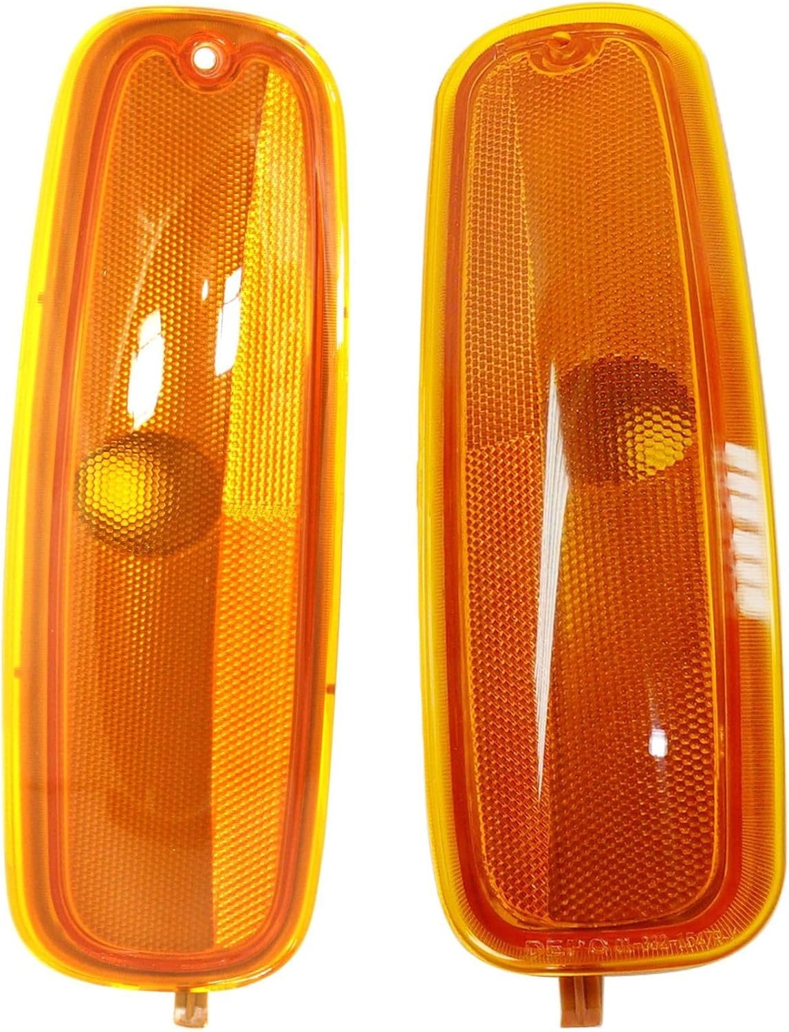 Pair Side Markers Corner Lamp Parking Light Cornerlight Set of 2 for Chevy for GMC for Savana 1500/2500/3500 1996-2002 OE Comparable