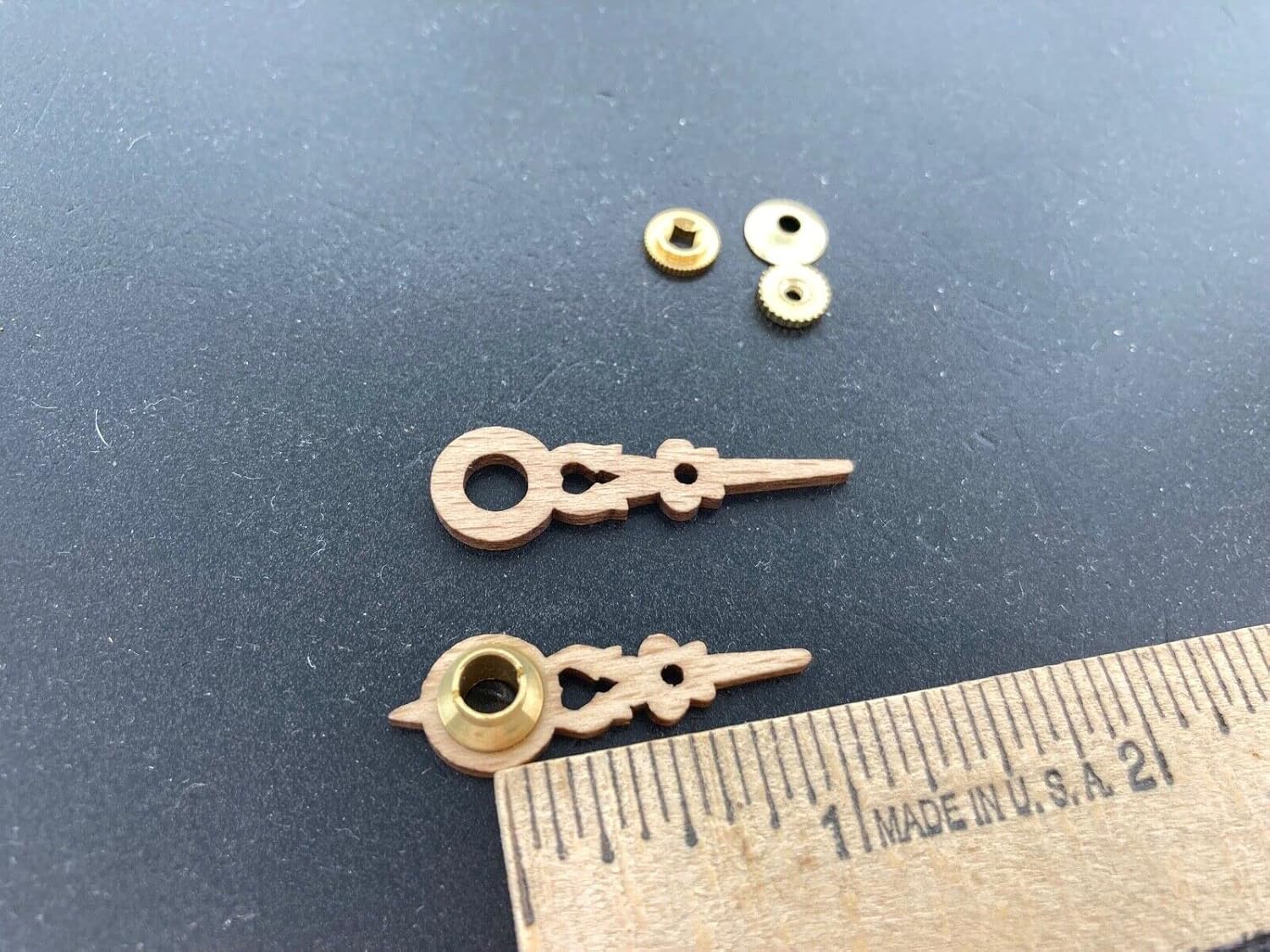Generic Tools and Replacement for Clock. Regula Cuckoo Clock Hand Set for 7 cm Dial Made of Wood