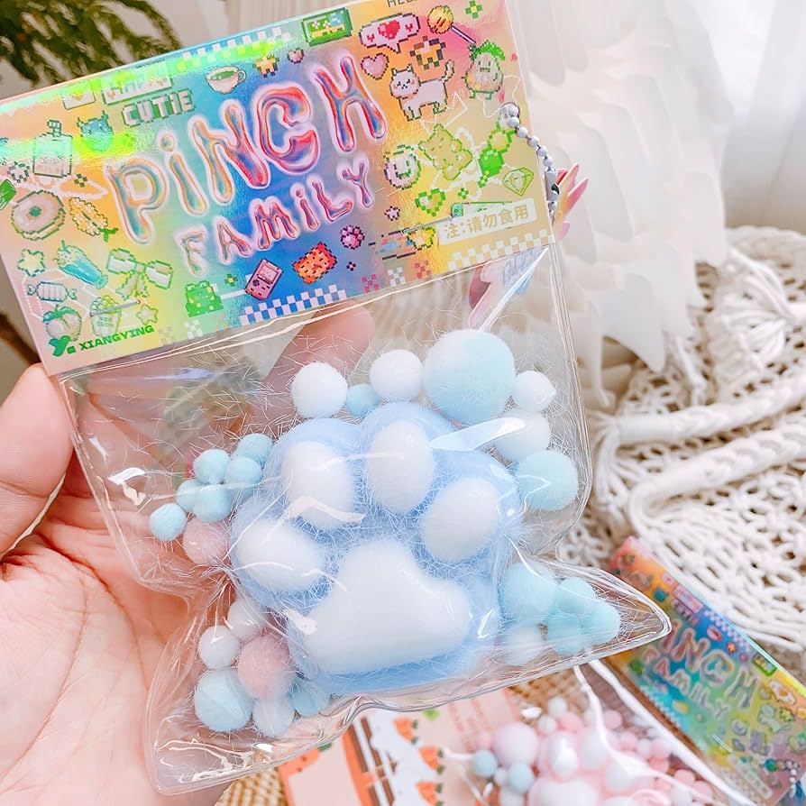 Amazon | Taba Squishy Cat Paw Squishy Toys ピンチファミリー