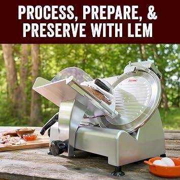 LEM Products BigBite 8.5 Electric Meat Slicer for Home Use, Heavy Duty