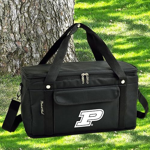 Miniatura 2 de Purdue Boilermakers - Enfriador semirígido plegable a prueba de fugas con licencia para 42 latas, diseñado y aprobado por calidad en los Estados