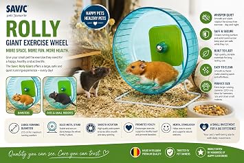 Savic Rolly Giant + Stand Exercise Wheel Dia 275 Cm