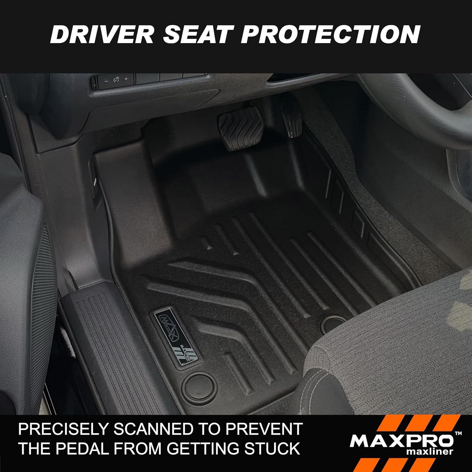 Premium MAXPRO Floor Mats for 2022-2025 Nissan Rogue 1st&2nd Row Complete Set All Weather Mat Waterproof TPE Floor Liners Custom Fit Automotive Floor Mats Nissan Rogue Accessories Car Mat Full Set SUV