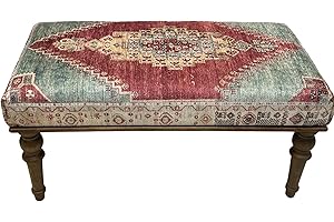 Boho Ottoman with Storage: The Perfect Bed End Storage Solution