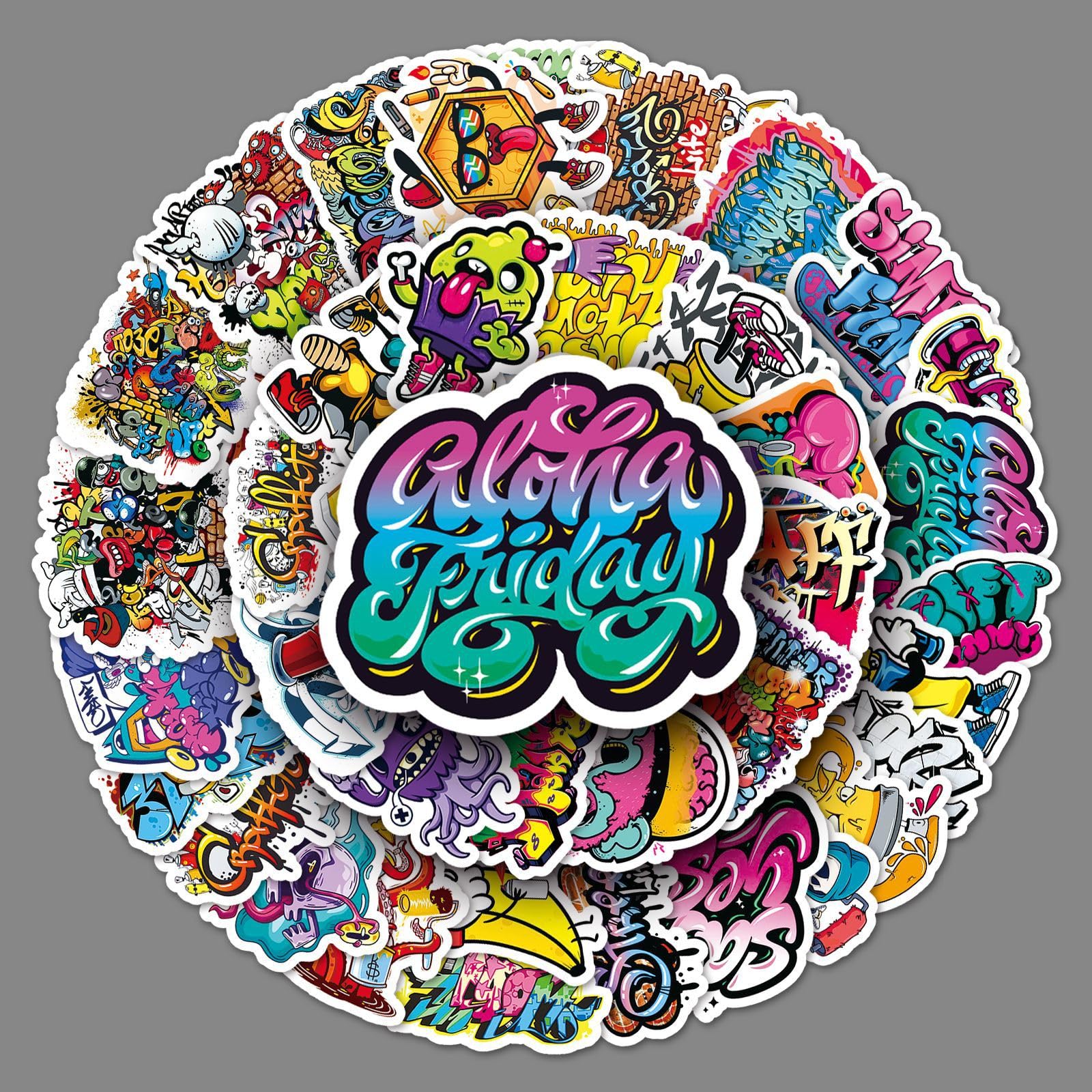 Adesivo De &iacute;cone No Estilo Hippie Com Texto Love Peace Hippie E Sinal De Vit&oacute;ria Do Cora&ccedil;&atilde;o E