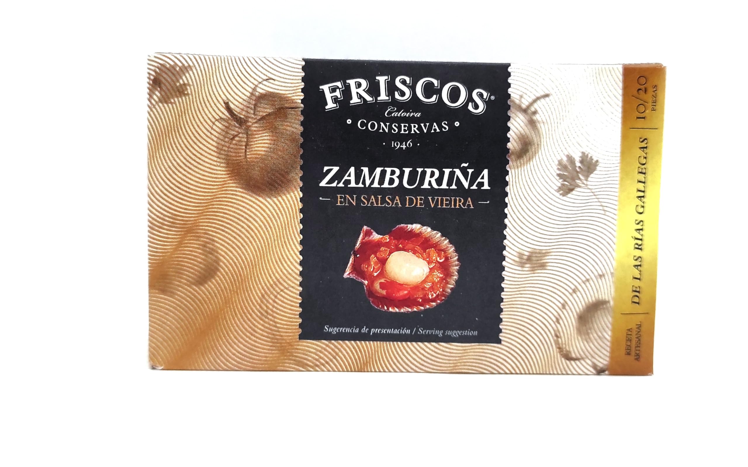 FRISCOS Zamburiñas de las Rias Gallegas en salsa de vieira. 12 unidades