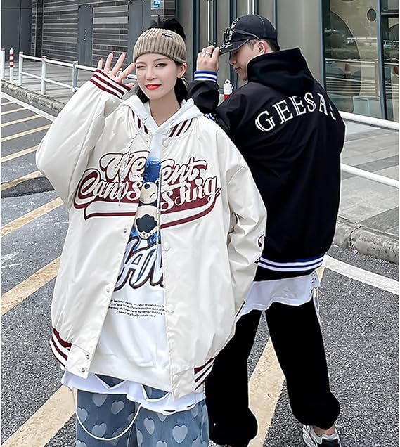 限定販売 スタジアムコート メンズ ファッション アウター ヒップホップ ジャケット 春秋 ストリートジャケット ブラック レディース ジャンパー 中綿コート カラー アプリコット Binghamtonhots Com