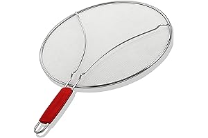 ALPHA LIVING 13'' Splatter Screen: The Ultimate Frying Pan Cover and Spatter Guard