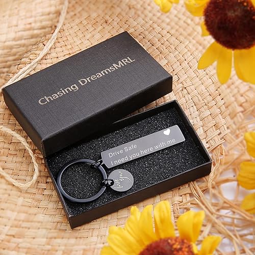 Miniatura 7 de Llavero seguro para conducir para novio, regalo del día de San Valentín para novio, marido, llavero de Navidad