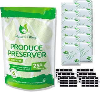 (6-Pack Bundle) Whirlpool Fresh Flow Compatible Air Filter + Produce Preserver Pack