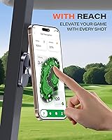 Vista 2 de A2C - Soporte magnético de aleación p/carrito de golf compatible con MagSafe iPhone 17 Pro Max Air, Plus 16, 15, 14, 13, 12, Mini; se adapta a EZGO