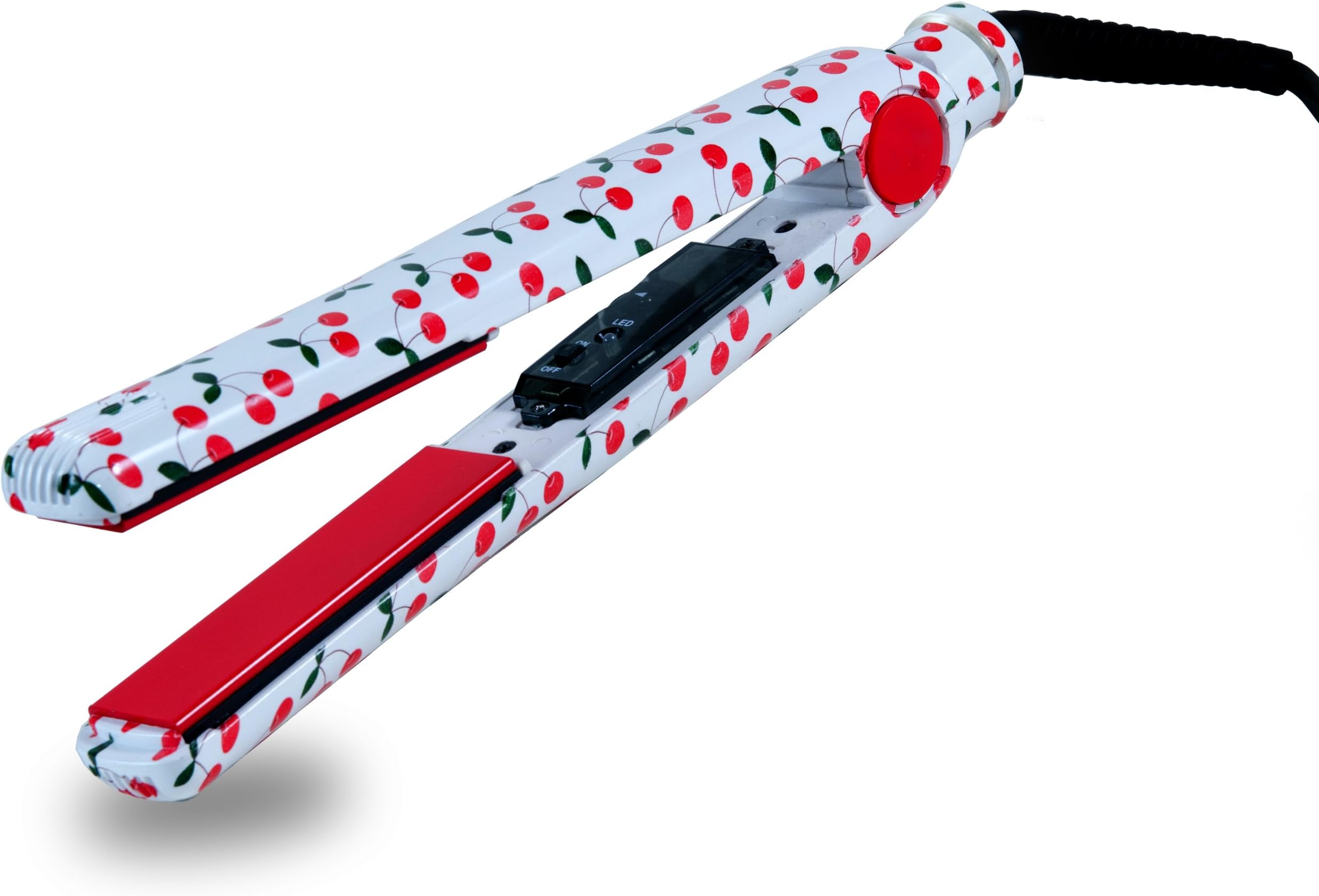 Chloe Professional Tourmaline Ceramic Styling Iron (Cherry)