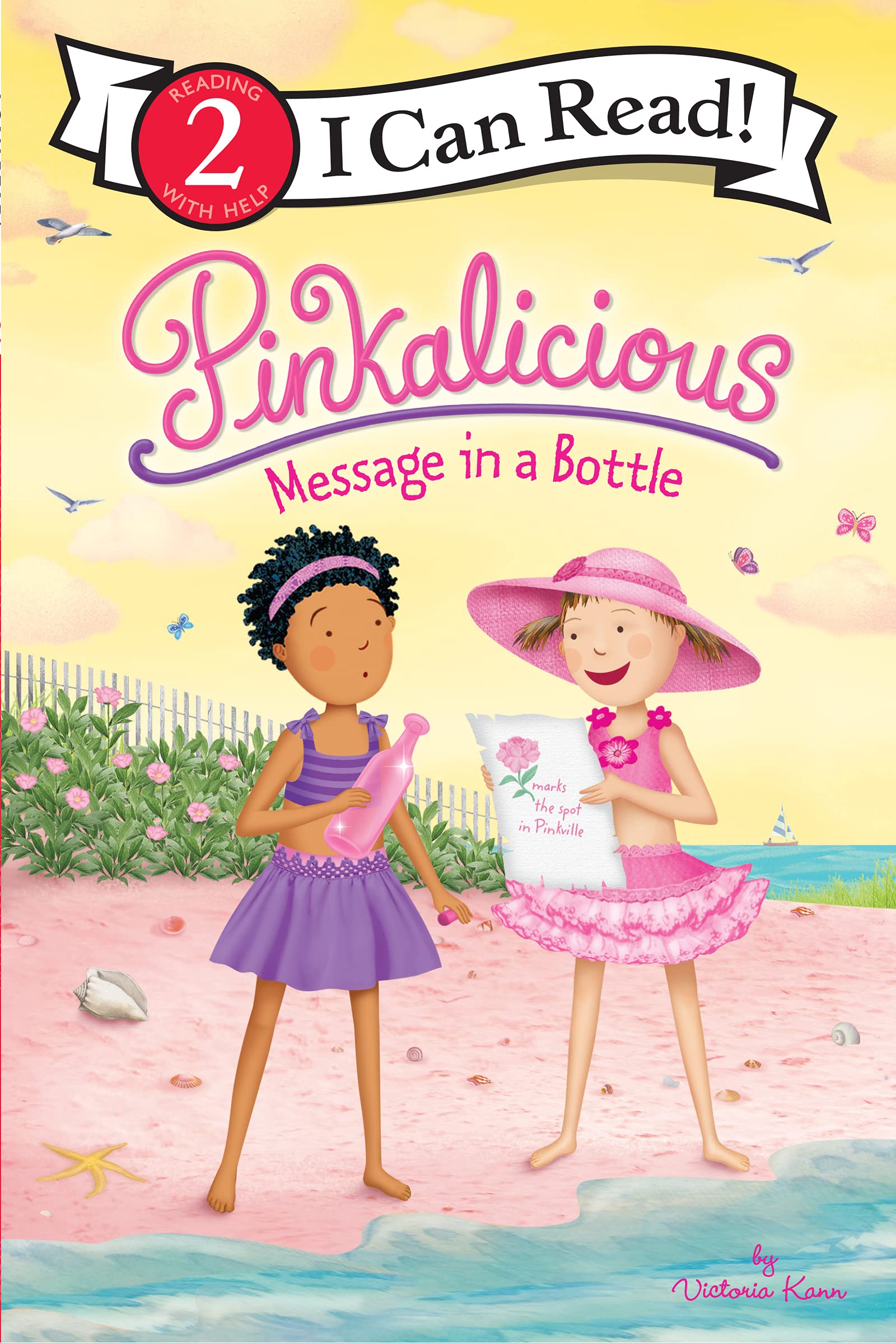 Pinkalicious: Message in a Bottle: A Fun Level 2 Mystery About Riddles and Friendship for Kids (Ages 4-8) (I Can Read Level 2)